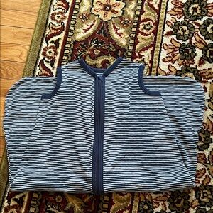 Burt's Bees Baby Navy & White Striped Sleep Sack